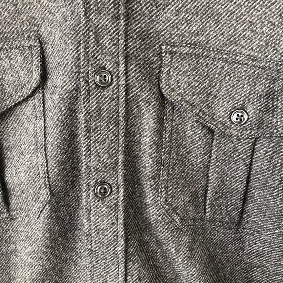 Filson Shirt Jacket Mens 2XL Gray Wool Blend Button Up Seattle Workwear Outdoor - Picture 15 of 15